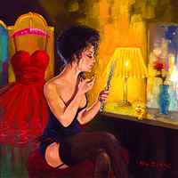 Lipstick, Powder And Paint